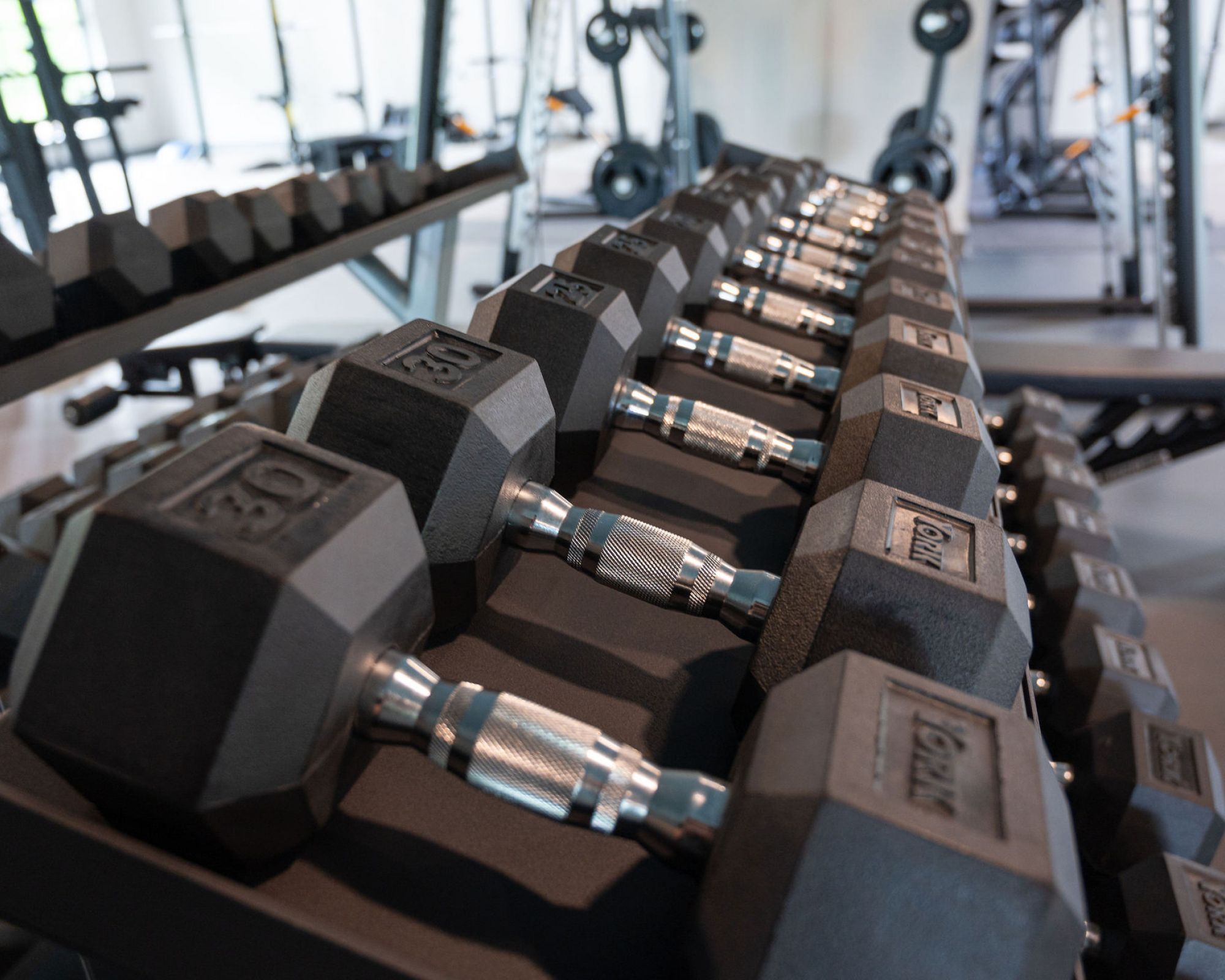 weights in Chantilly, VA apartment gym